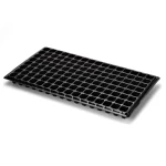 Nursery Seedling Trays, 200 Holes – Black